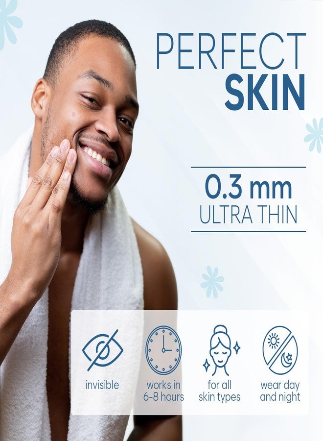 BLOOMORA Invisible Pimple Patches for Face (324 Count), Zit Patches for Blemishes, Hydrocolloid Bandages, Zit Stickers for Face - S/L Sizes - Image 4